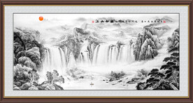 国画山水 