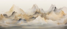 家有靠山山水装饰画