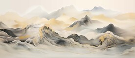 中堂山水画
