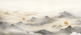 山水画风景