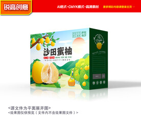 柚子包装 蜜柚礼盒
