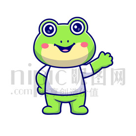可爱卡通青蛙