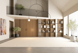 现代客厅背景墙