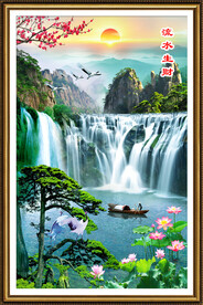 玄关山水画