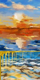 抽象油画