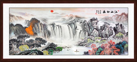 客厅山水画