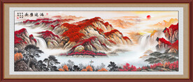 鸿运当头国画