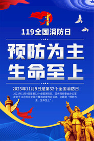 2023全国消防日海报