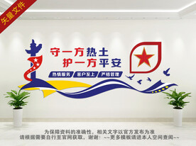 保安公司展板