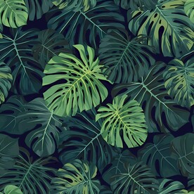 高清绿叶植物背景大图