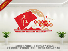 不忘初心文化墙