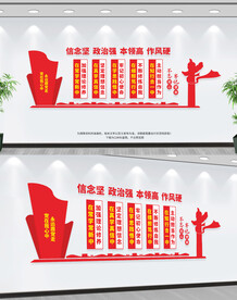 党员会议室文化墙