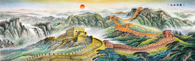 长城办公室装饰画