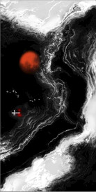 新中式抽象水墨山水风景装饰画