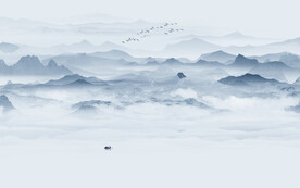 水墨山水画
