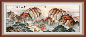 五岳独尊泰山日出