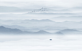 水墨山水装饰画