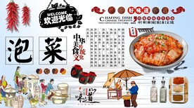 泡菜背景墙