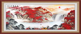 鸿运当头国画