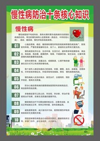 慢性病防治十条核心