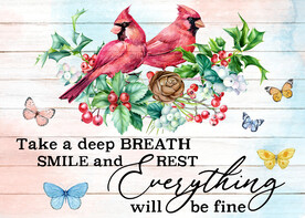 木板英文字装饰画