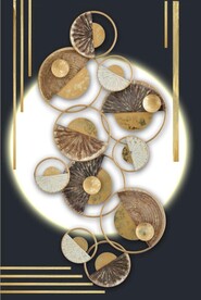 3D抽象几何形状玄关装饰画