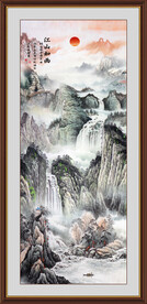 玄关山水画