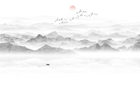 新中式山水画