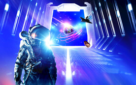 科幻星空立体画