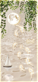 现代意境鱼挂画