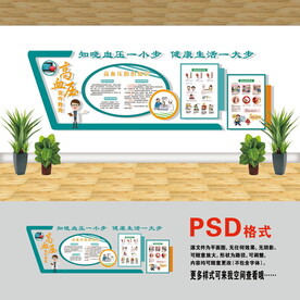 高血压文化墙