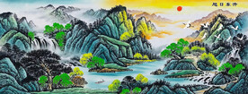 客厅办公室山水画