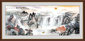  国画山水画