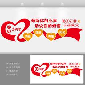 心理咨询室文化墙