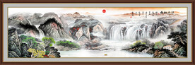 国画山水画