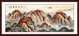 五岳独尊泰山图