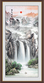 玄关山水画