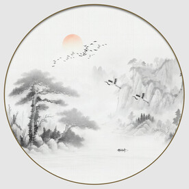 新中式山水画