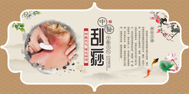 中医刮痧海报