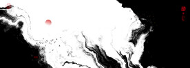 泼墨山水装饰画