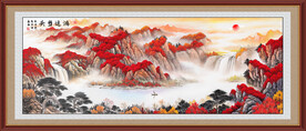 鸿运当头国画