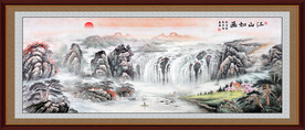 国画山水画