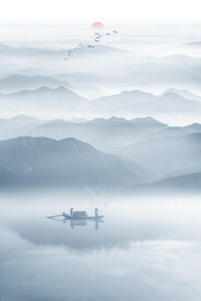 玄关山水画