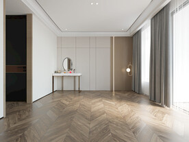 现代卧室墙布壁画背景场景图