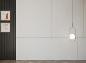 现代客厅背景墙