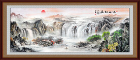 中堂山水画