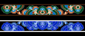 云头纹花瓣纹传统花边敦煌藻井