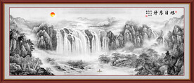 水墨国画风景