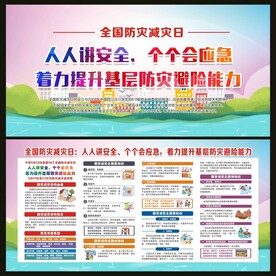 全国防灾减灾日宣传栏