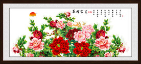 锦上添花牡丹图